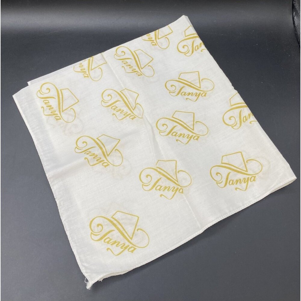 Tanya Tucker Concert Tour Bandana Vintage 1990’s Handkerchief Country